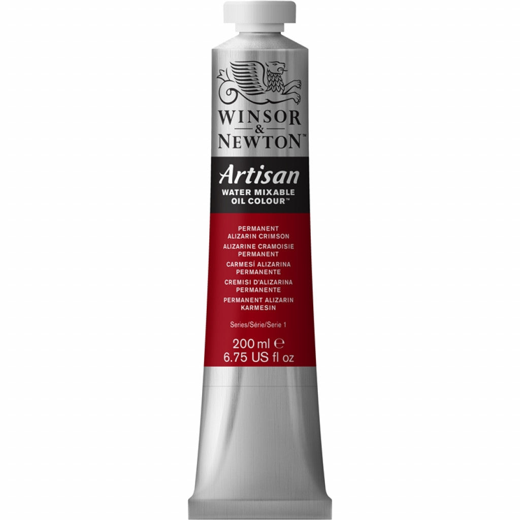 W&N - Artisan Water Mixable Oil 200ml - 468 Permanent Alizarin Crimson