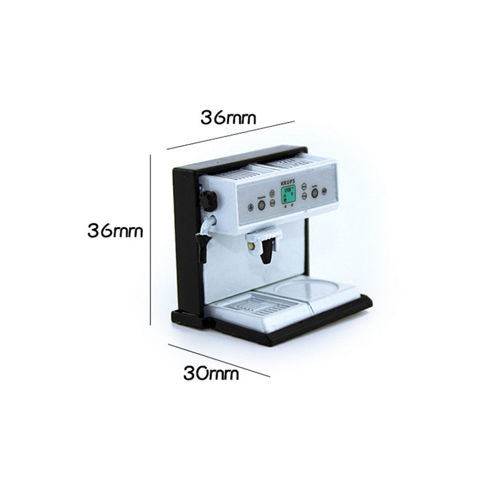 #1 Miniatyr 36.5x39.5x30mm - Barista-maskin