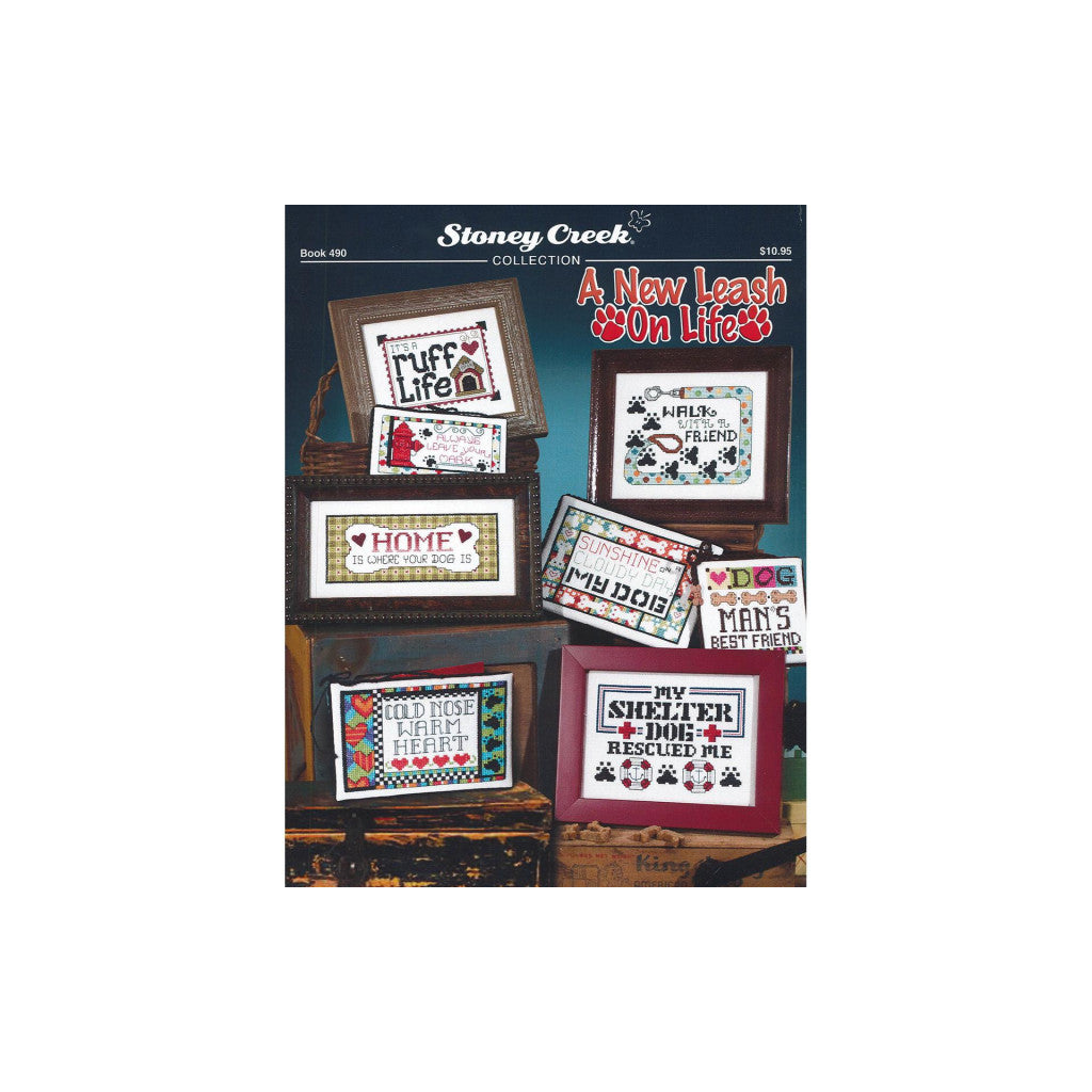Mønsterhefte Korssting fra Stoney Creek -  A New Leash On Life