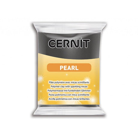 Cernit Polymerleire Pearl 56g -  100 Black - HobbyHimmelen
