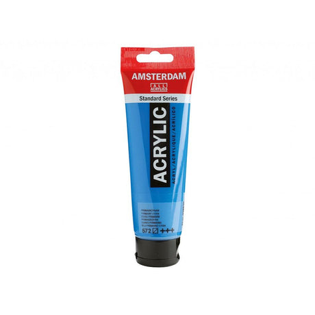 Amsterdam Standard 120ml - 572 Primary Cyan - HobbyHimmelen