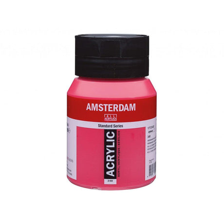 Amsterdam Standard 500ml - 348 Permanent Red Purple - HobbyHimmelen