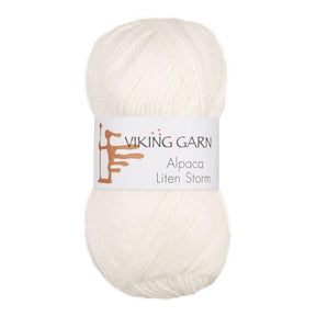Alpaca Liten Storm - 700 Hvit - HobbyHimmelen