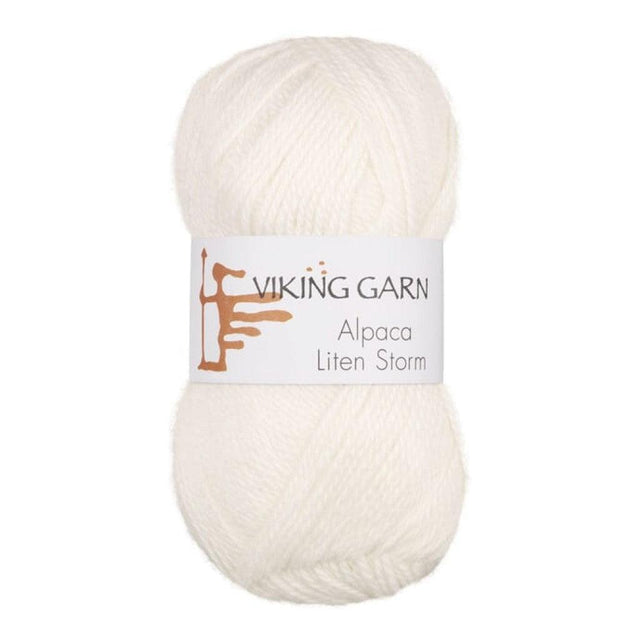 Alpaca Liten Storm - 700 Hvit - HobbyHimmelen