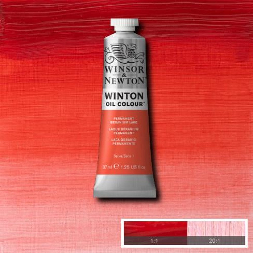 W&N - Winton Oil 37ml - 480 Permanent Geranium Lake