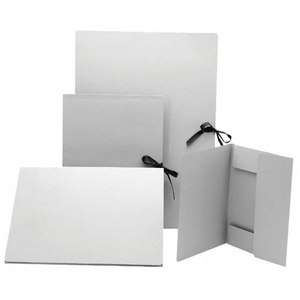 Tegnemappe med bånd - A4 23x32cm