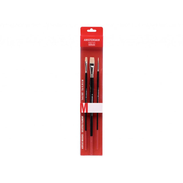 Amsterdam Penselsett 600 M - Str 4 - 8 - 16 - HobbyHimmelen