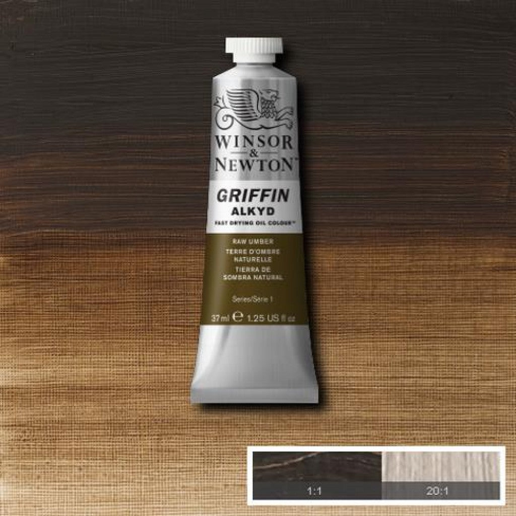 W&N - Griffin Alkyd 37ml - 554 Raw Umber