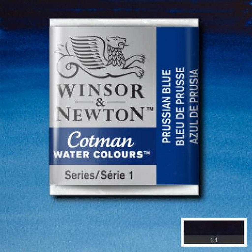 W&N - Cotman Water Colour HP - 538 Prussian Blue