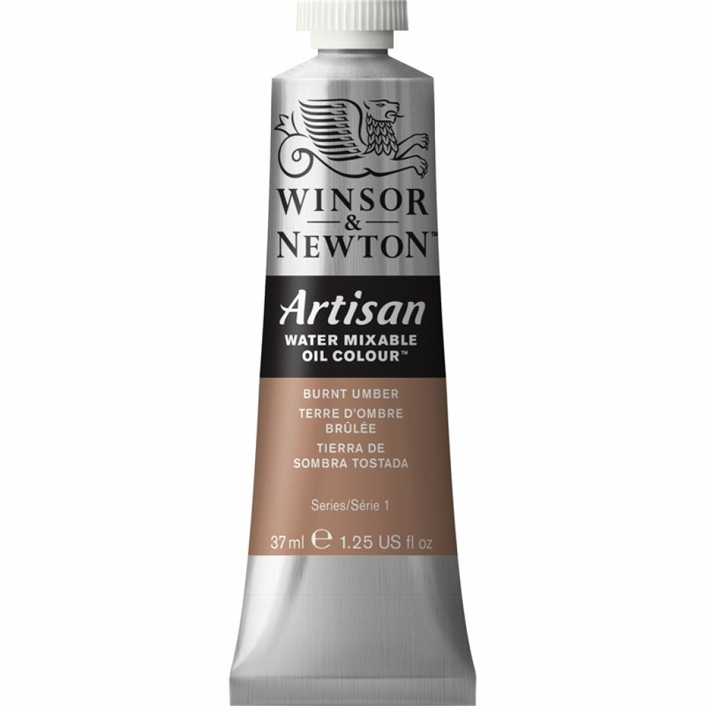 W&N - Artisan Water Mixable Oil 37ml - 076 Burnt Umber