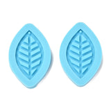 Silikonform 35.5x21mm - Anheng Blad, 2stk