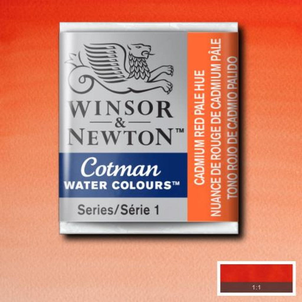 W&N - Cotman Water Colour HP - 103 Cadmium Red Dale Hue