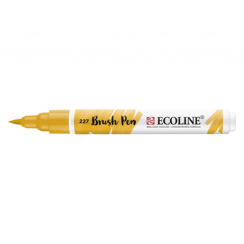 Talens Ecoline Brush Pen - 227 Yellow Ochre