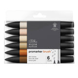 W&N - Promarker Brush - sett 6 Skintones