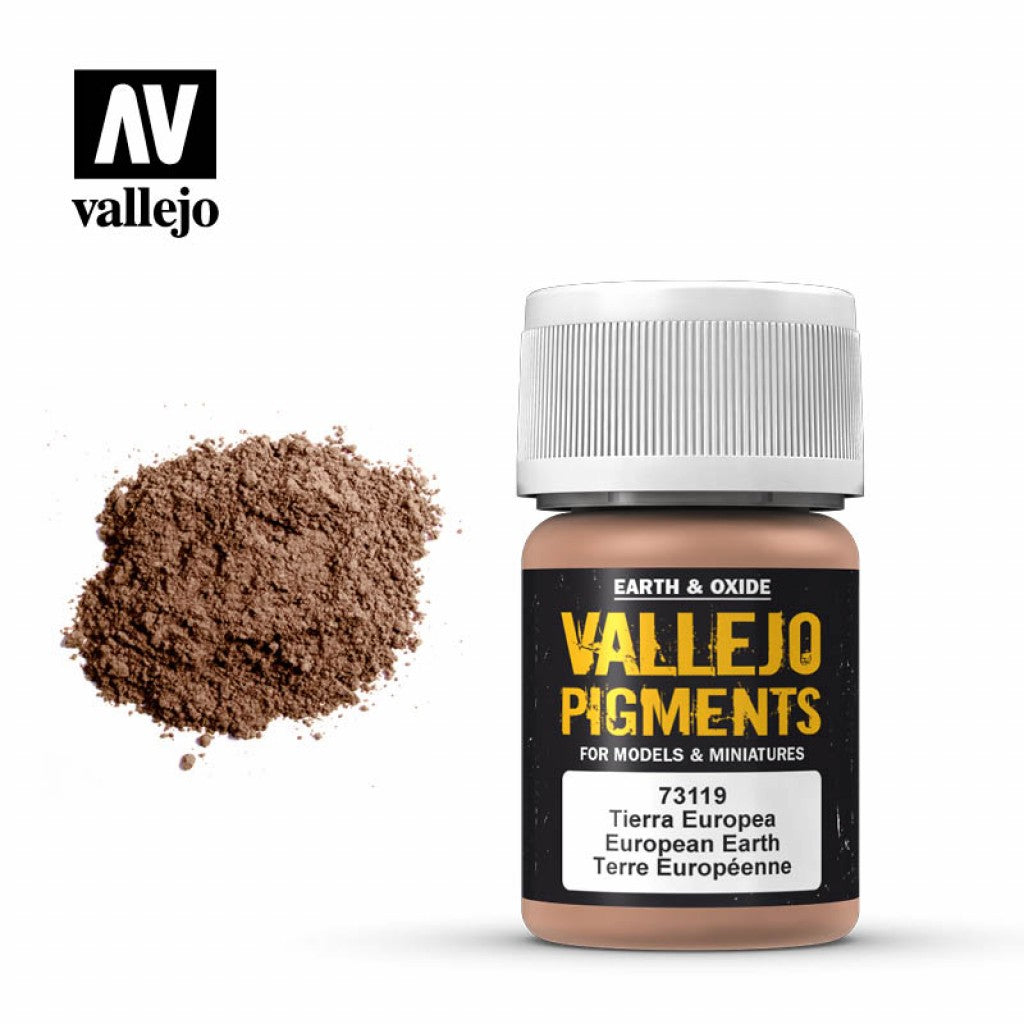 Vallejo - Pigment - 73.119 European Earth 35ml