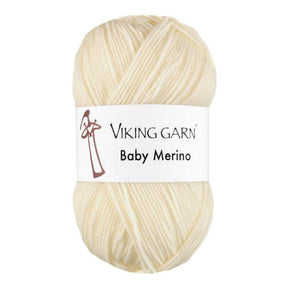 Baby Merino - 202 Naturhvit - HobbyHimmelen