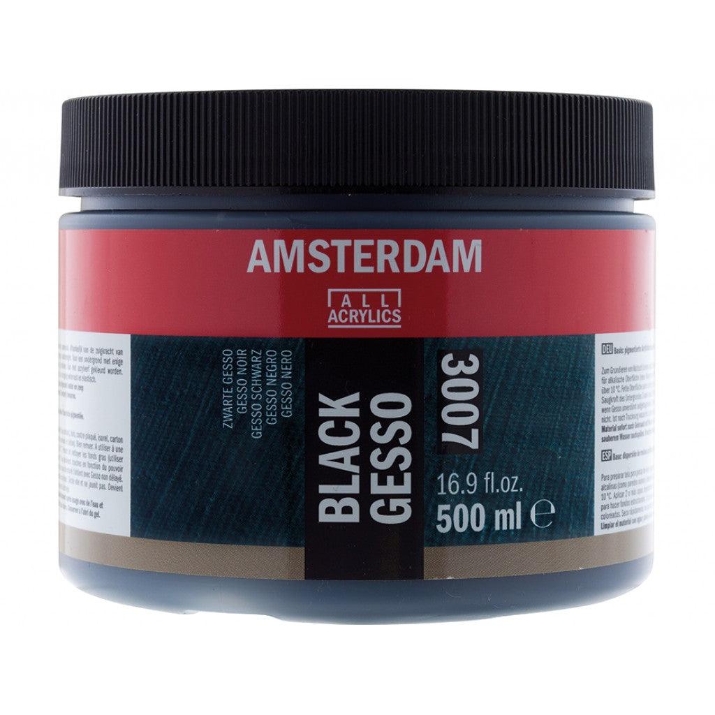 Amsterdam Gesso Black 3007 - 500ml - HobbyHimmelen