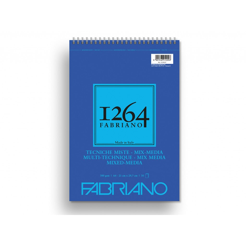 Fabriano 1264 Mixed Media - Spiral 300g A3 30ark
