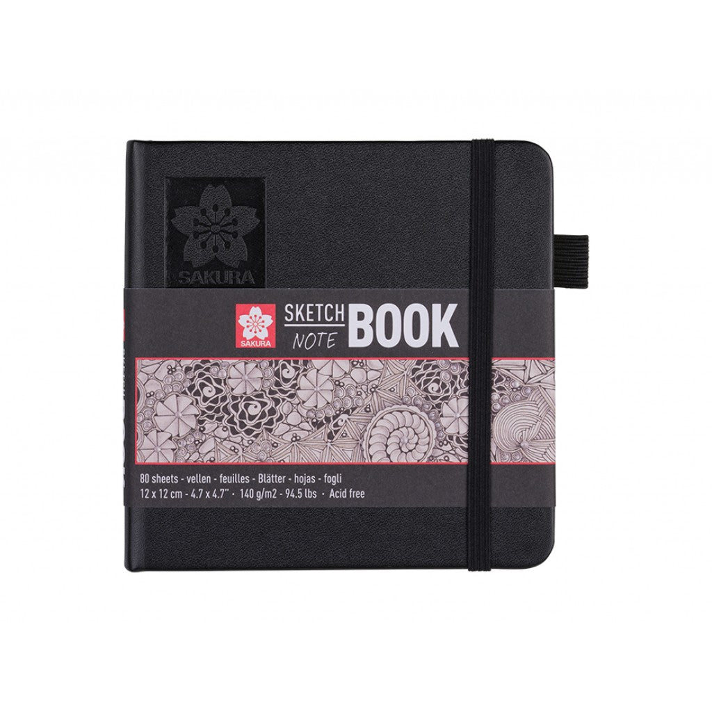 Sakura Sketch NoteBook - 12x12cm 140g/m - Kremhvit