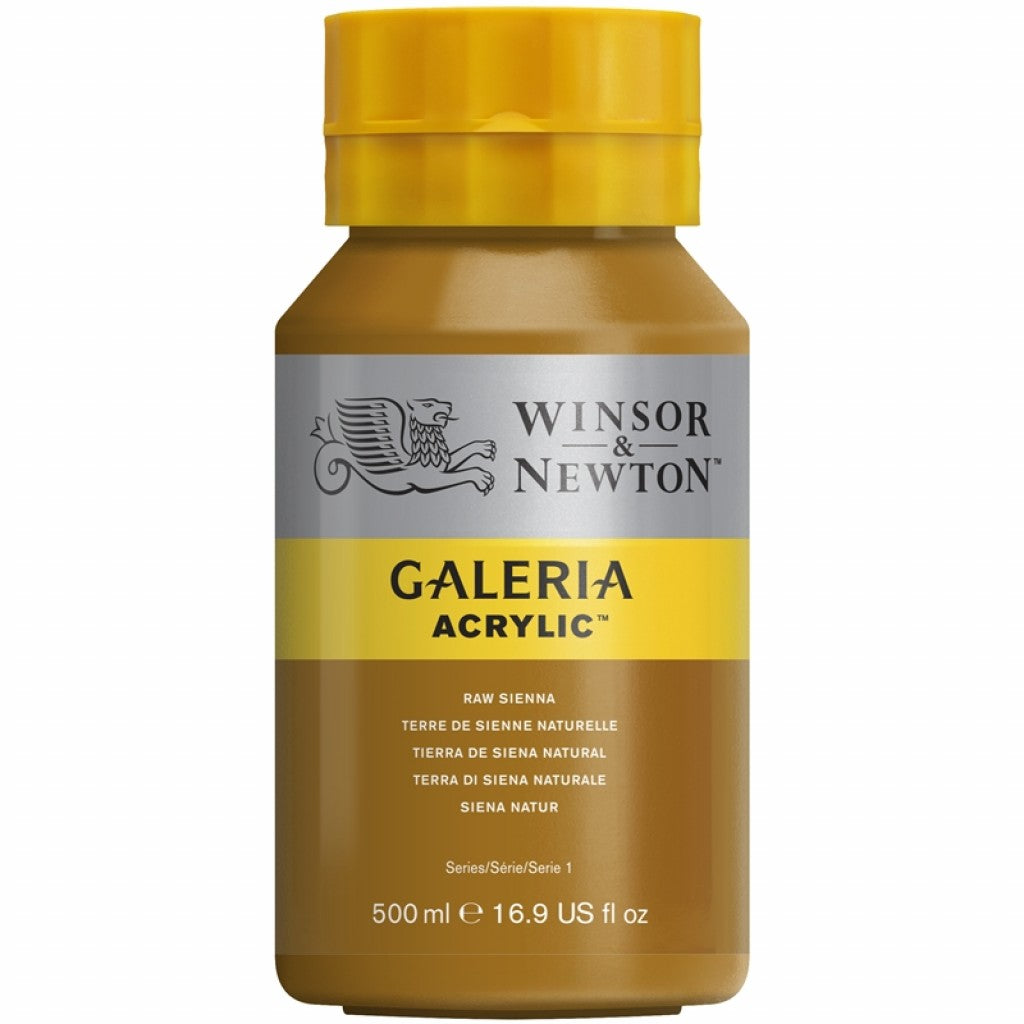 W&N - Galeria Acrylic 500ml - 552 Raw Sienna