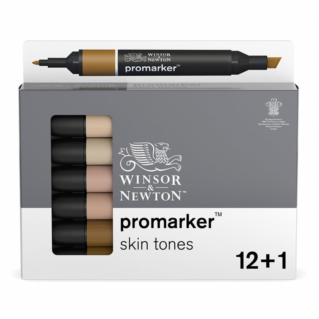 Promarker Sett - 12+1 Skintones
