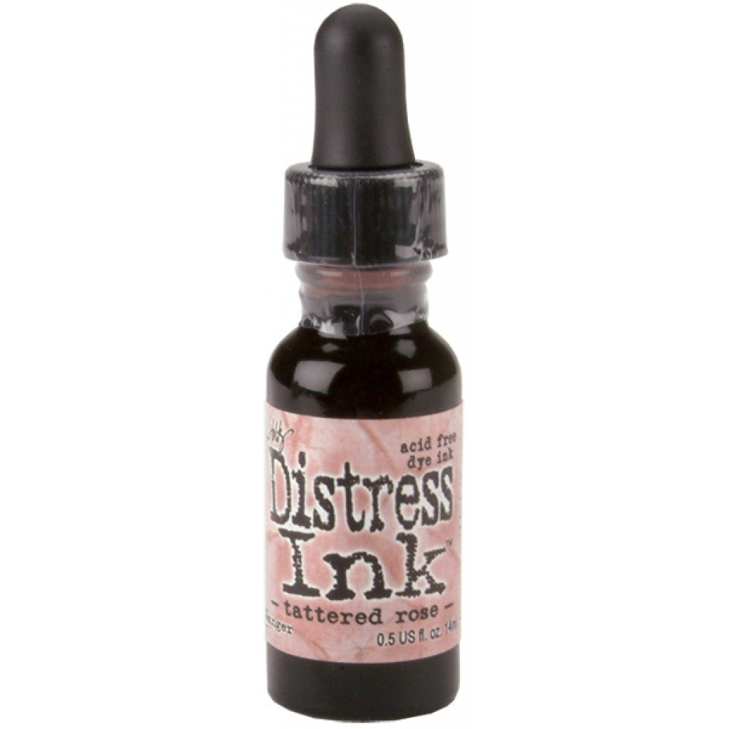 Tim Holtz Distress Ink Re-Inker 15ml - Tattered Rose