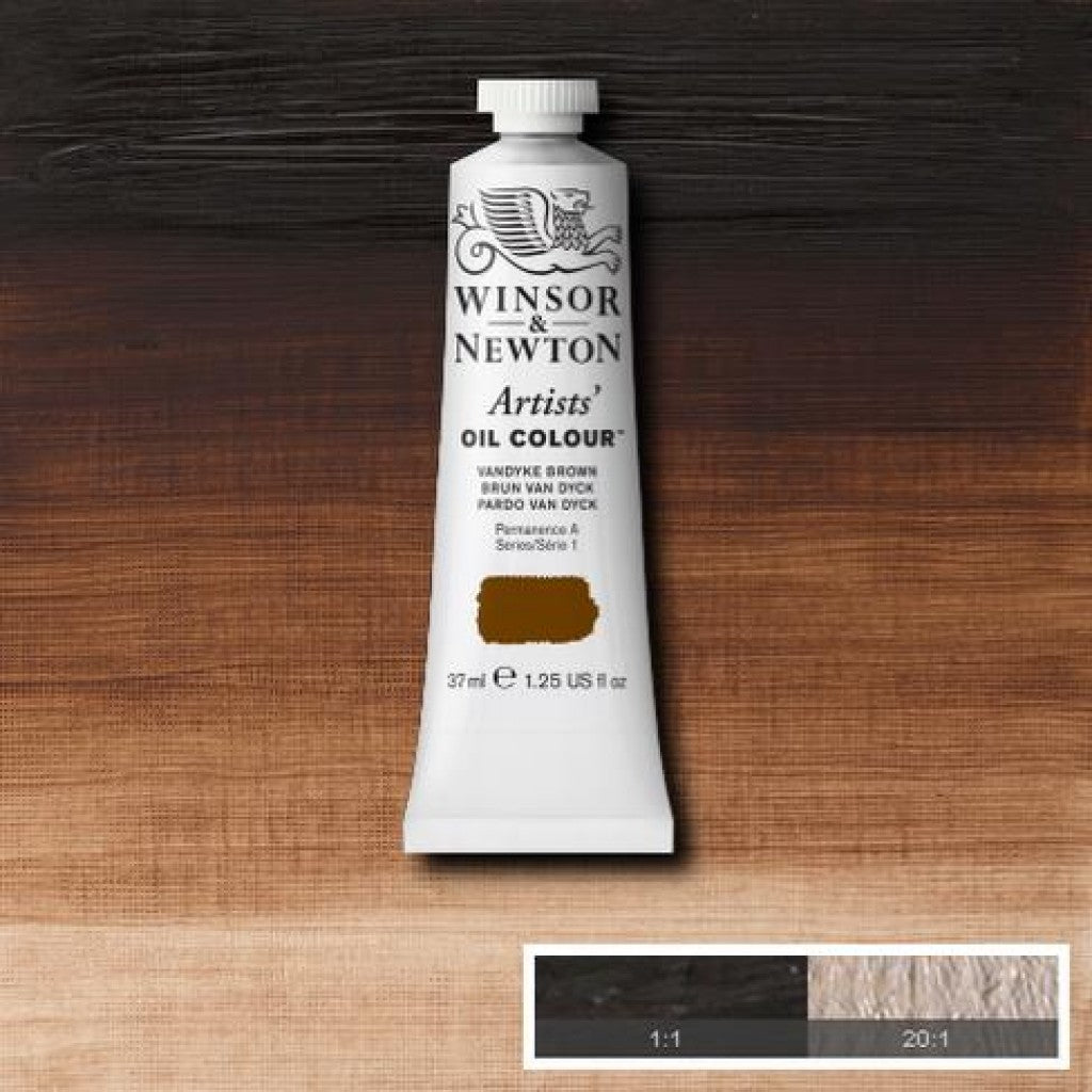 W&N - Artists Oil 37ml - 676 Vandyke Brown