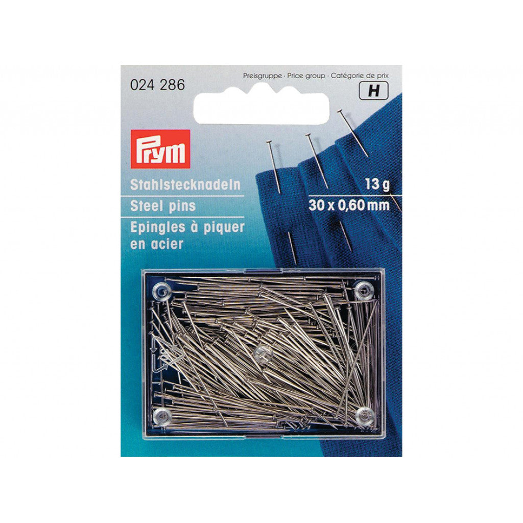 Prym Knappenåler 0,6mm x 30mm 13g - Stål