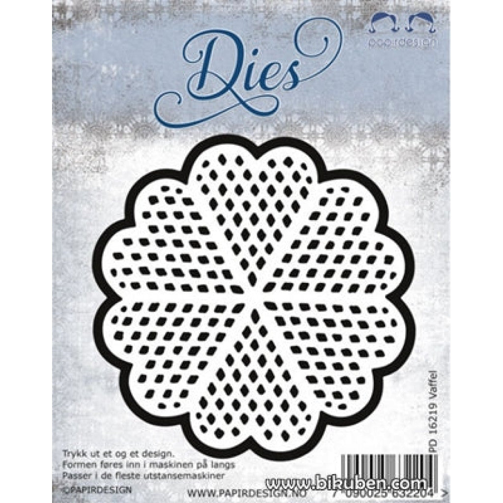 Papirdesign Die - Vaffel