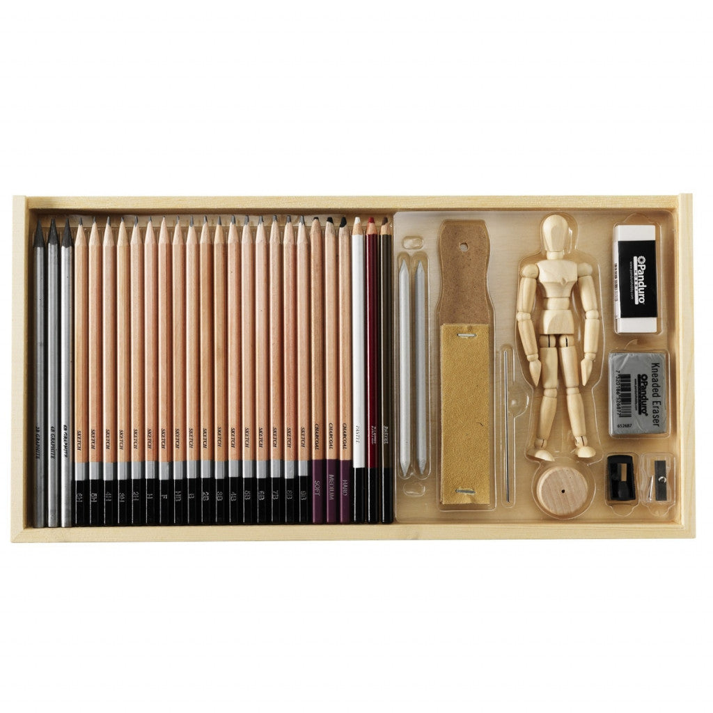 Startsett Skisse & Tegne - Treeske