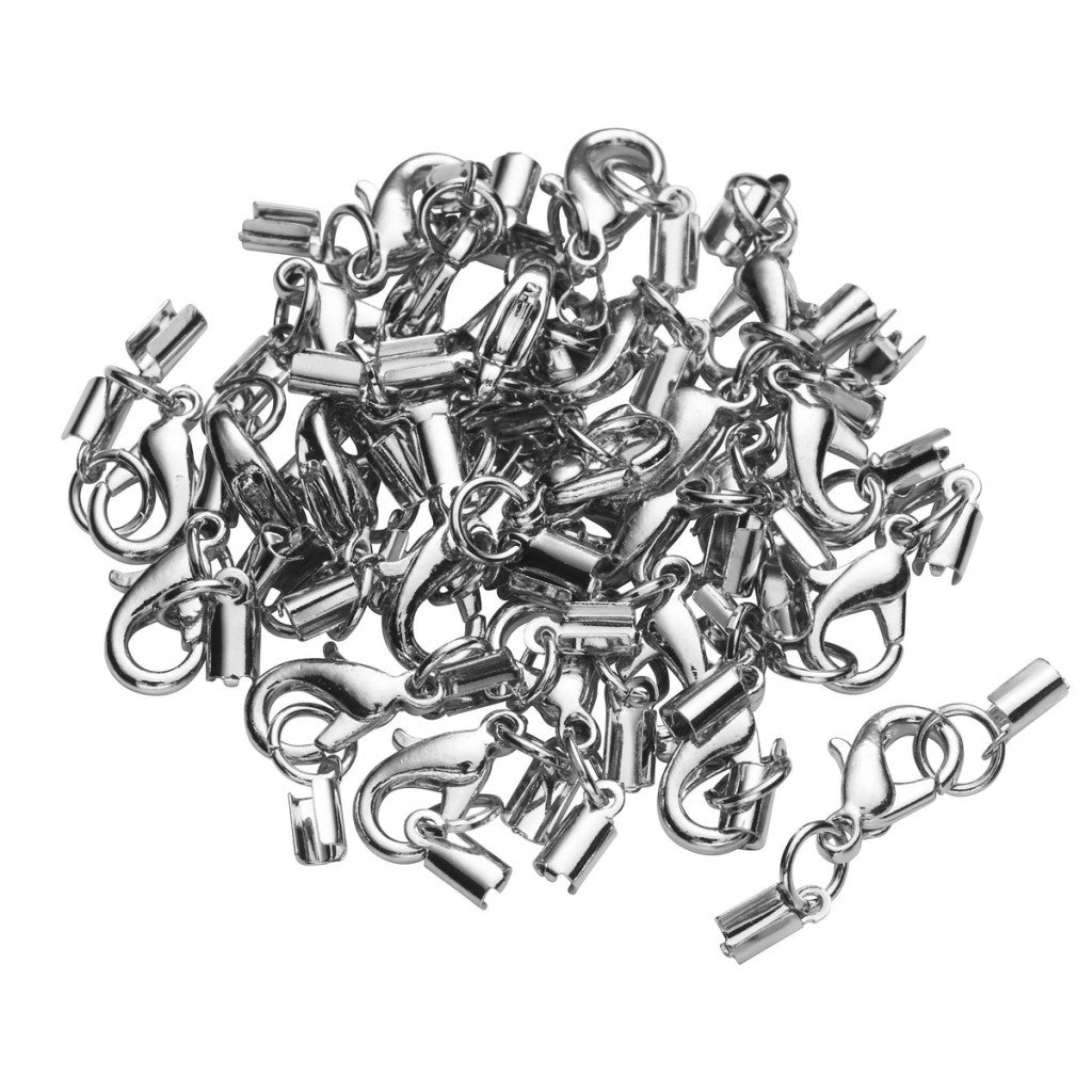 Smykkelås Sølvfarget 10Stk