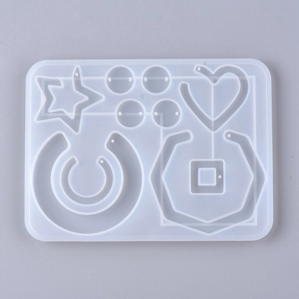 Silikonform 144x106x5mm - Anheng Geometri