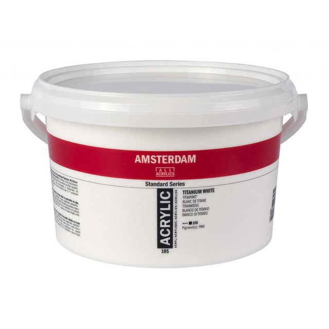 Amsterdam Standard 2500ml - 105 Titanium White - HobbyHimmelen