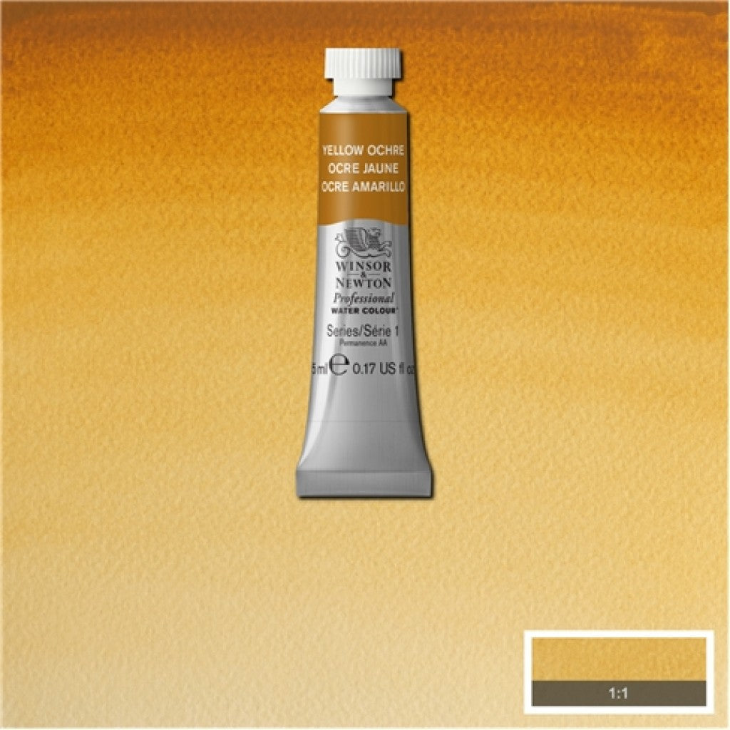 W&N - Artists Water Colour 5ml - 744 Yellow Ochre