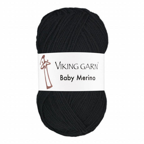 Baby Merino - 203 Sort - HobbyHimmelen