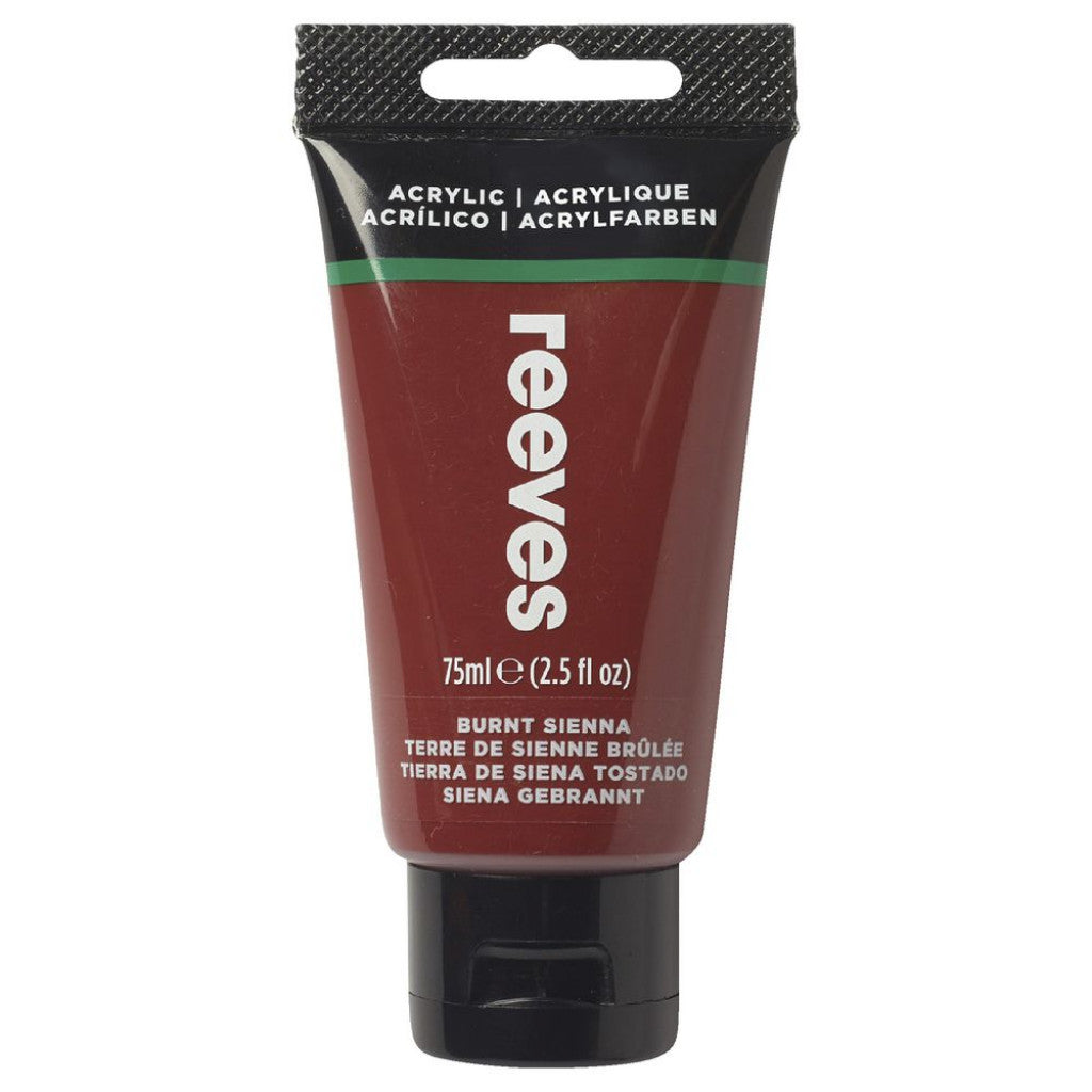 Reeves Akrylmaling - Burnt Sienna, 75ml
