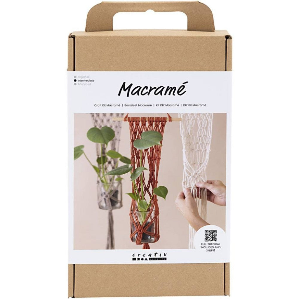 DIY Kit Makramé , Blomsterhenger