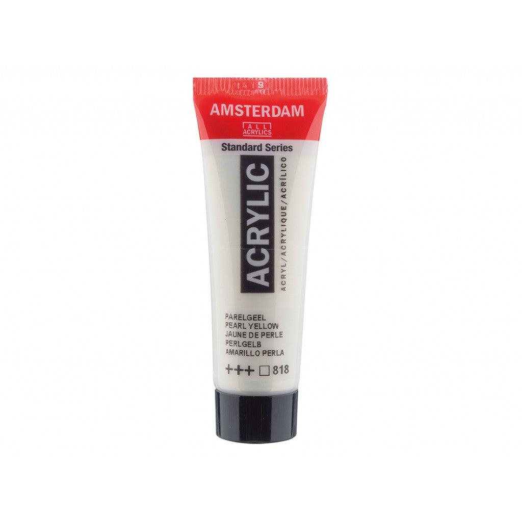 Amsterdam Standard 20ml - 818 Pearl Yellow - HobbyHimmelen