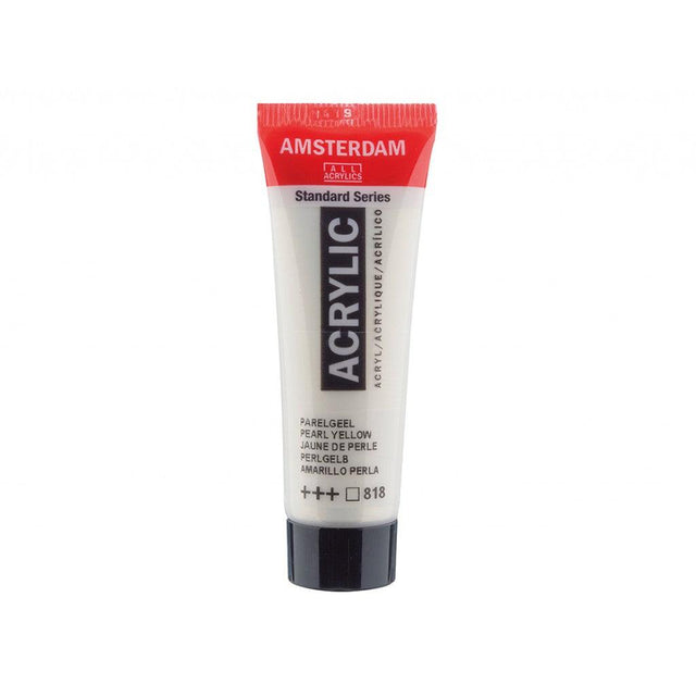 Amsterdam Standard 20ml - 818 Pearl Yellow - HobbyHimmelen