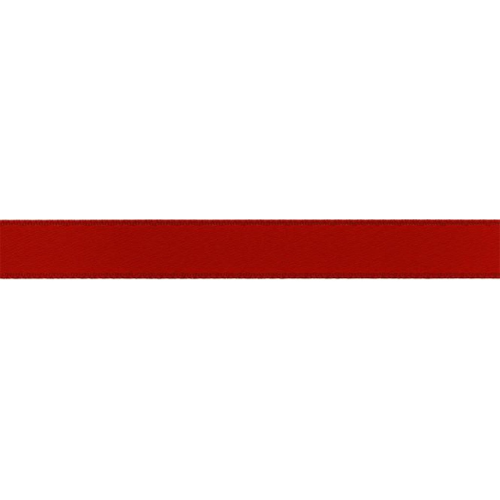 Satengbånd - 10mm - 20 Rouge
