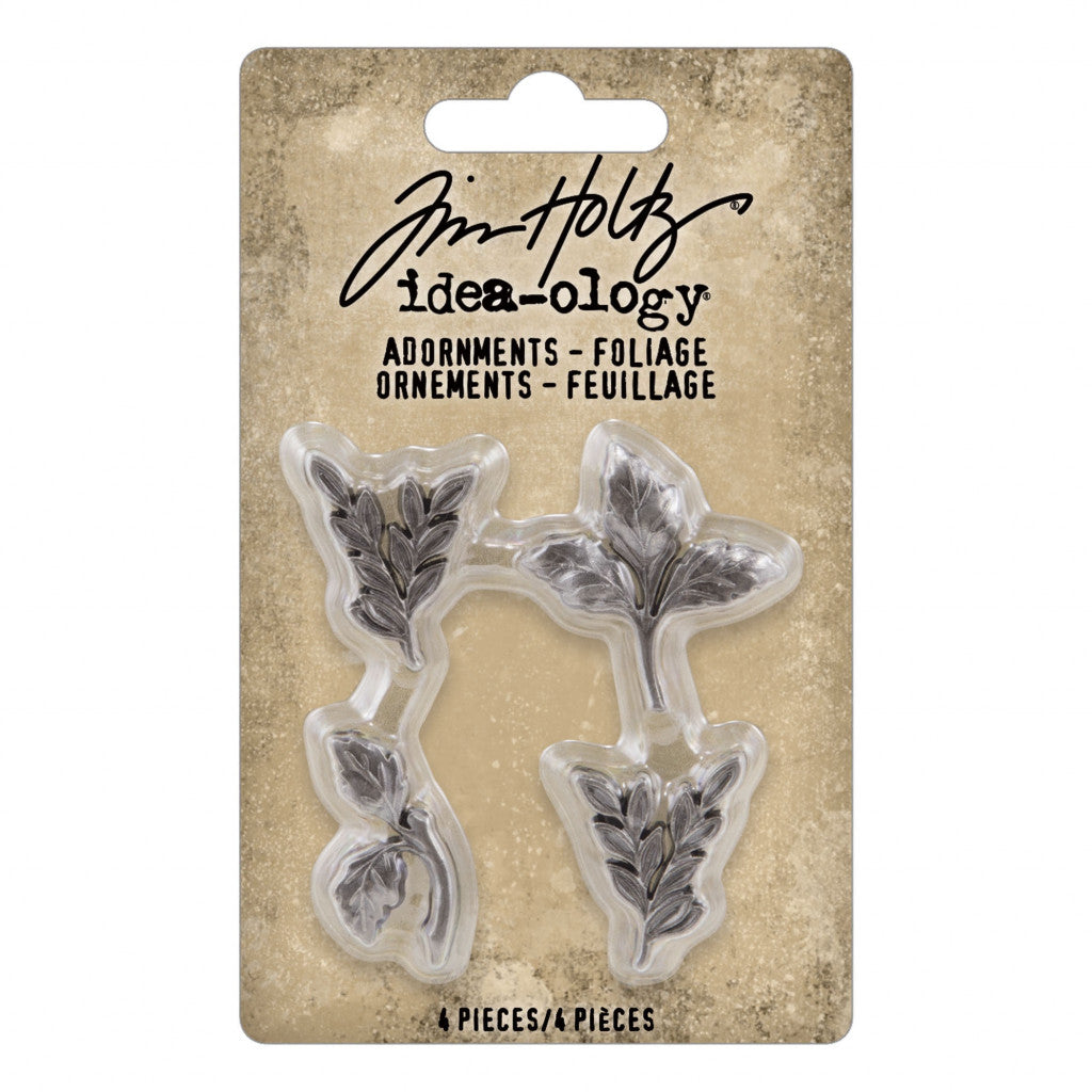 Tim Holtz Idea-Ology - Metal Adornments, Foliage