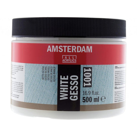 Amsterdam Gesso White 1001 - 500ml - HobbyHimmelen