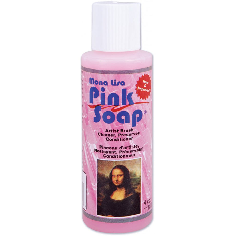 Mona Lisa Pink Brush Soap