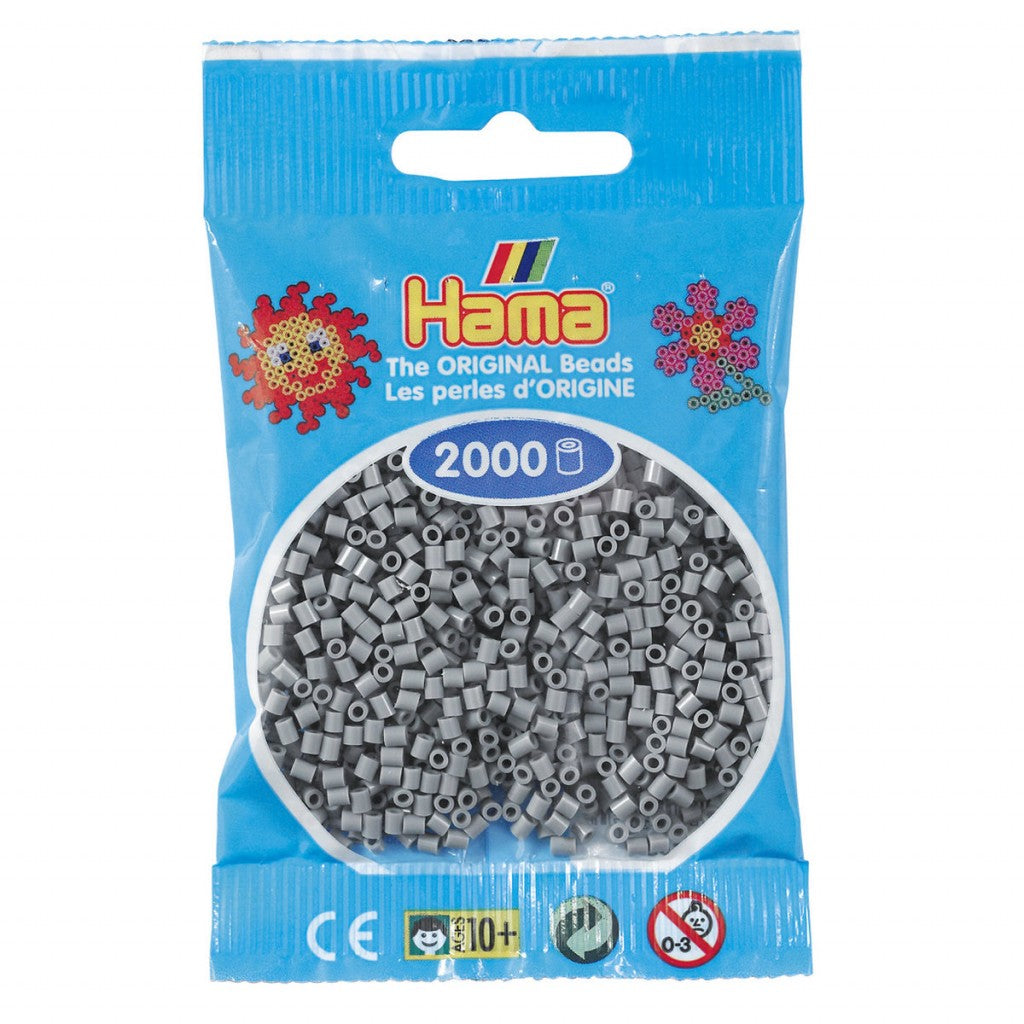 Hama Mini 2000stk - 17 Grå