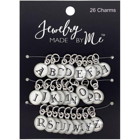 Charms 26stk - Alphabet - HobbyHimmelen