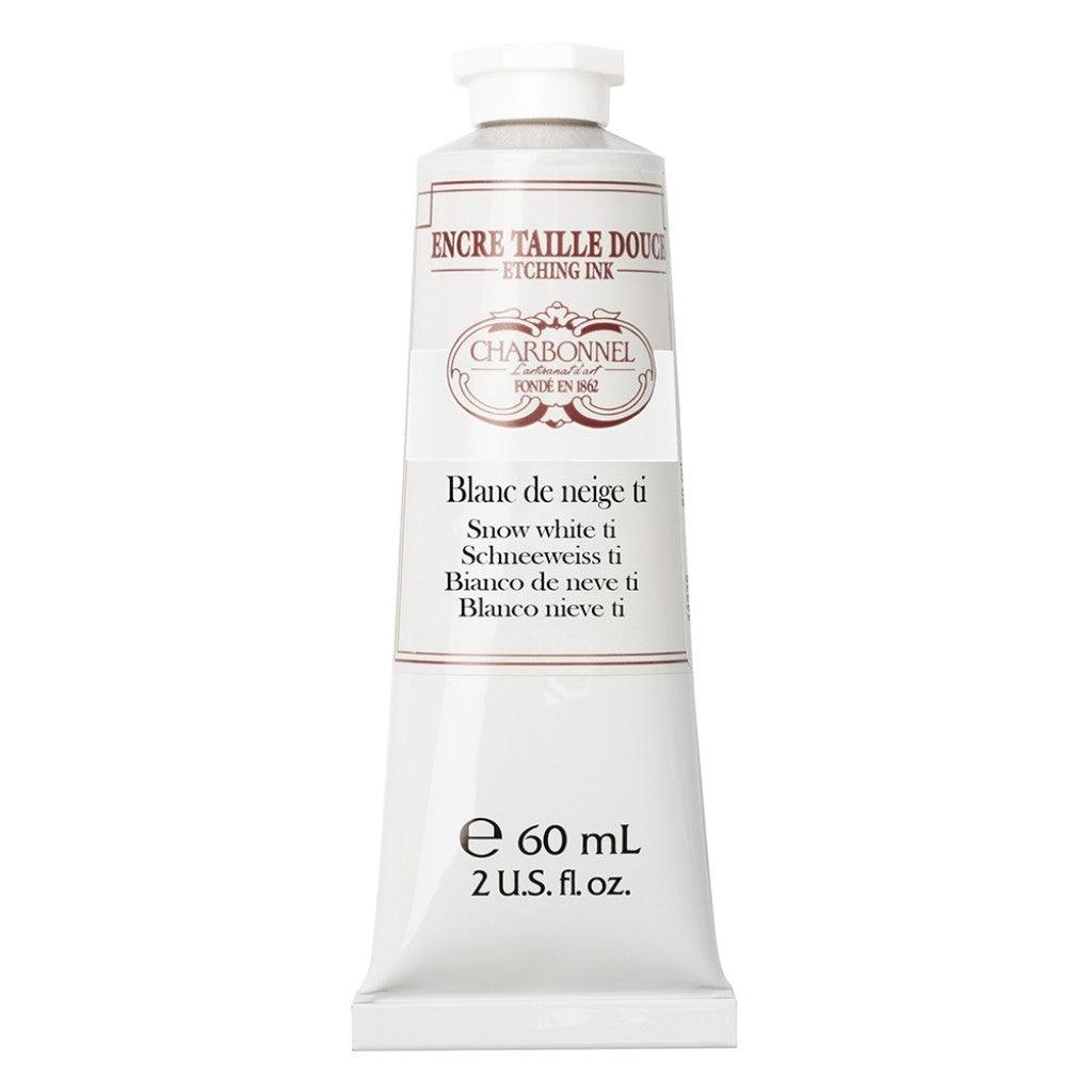 Charbonnel - Etching Ink 60ml - Snow White TI - HobbyHimmelen