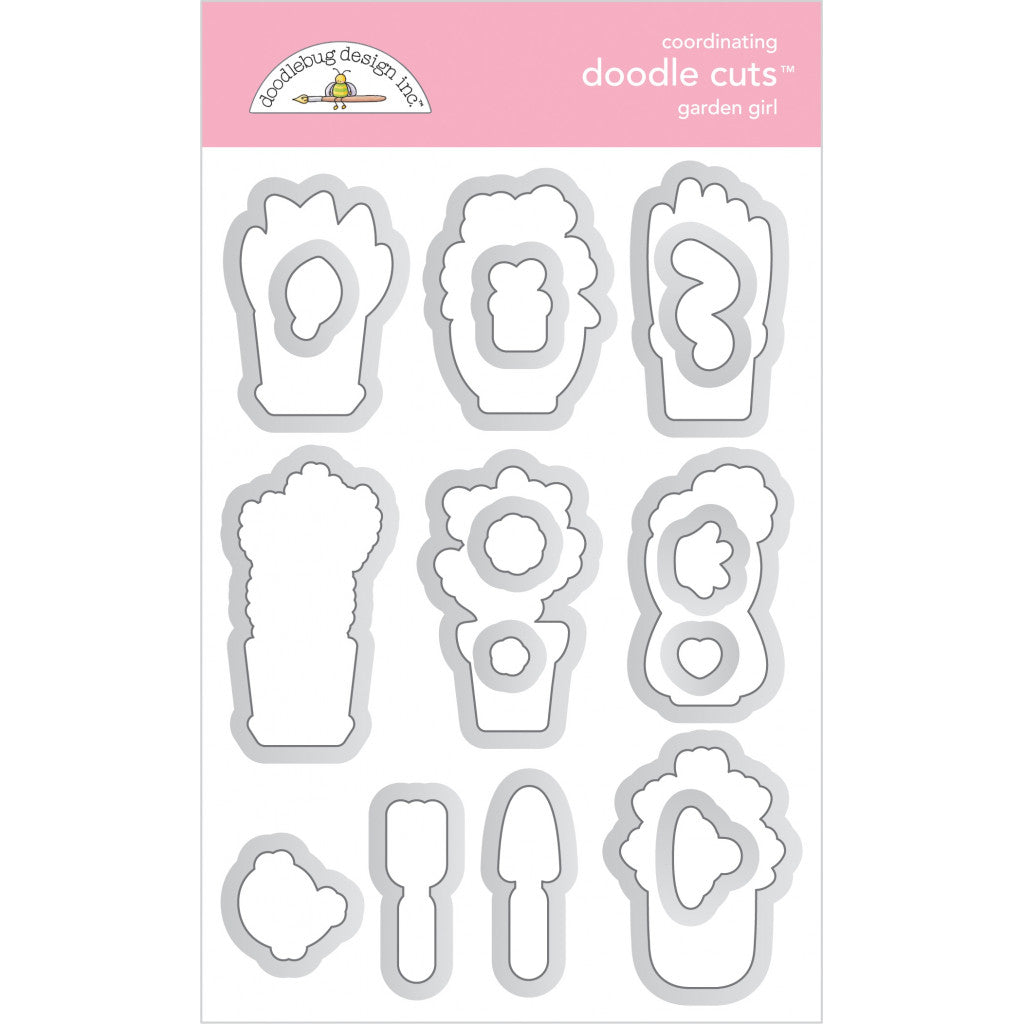 Doodlebug Doodle Cuts Dies - Garden Girl