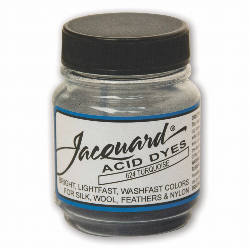 Jacquard Acid Dyes (Syrefarger), 14g - Turquoise