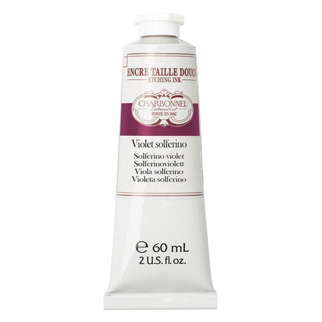 Charbonnel - Etching Ink 60ml - Solferino Violet - HobbyHimmelen