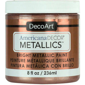 Americana - Decor Metallics 236ml - Rose Gold - HobbyHimmelen